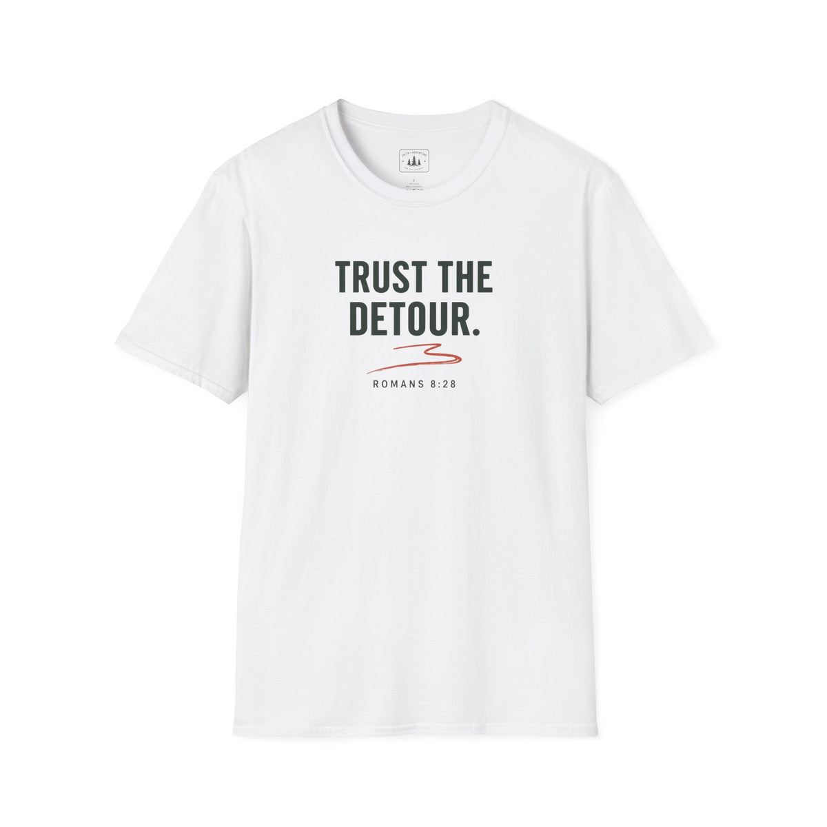Trust The Detour Text T-Shirt