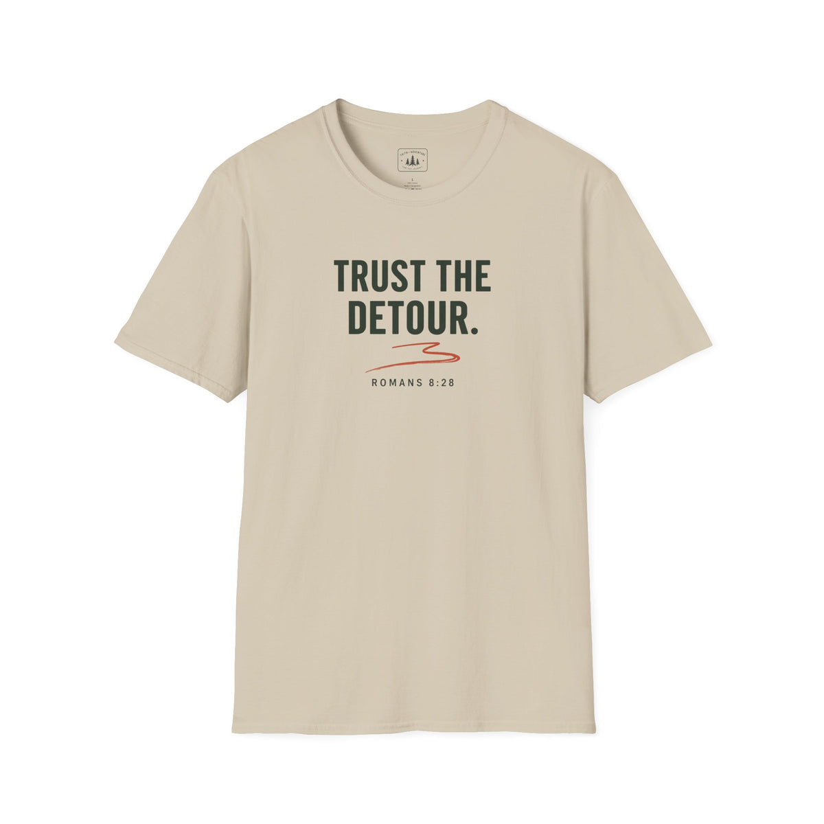 Trust The Detour Text T-Shirt