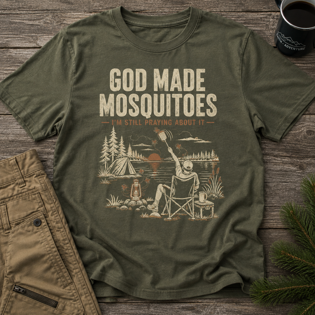 God Made Mosquitos T-Shirt