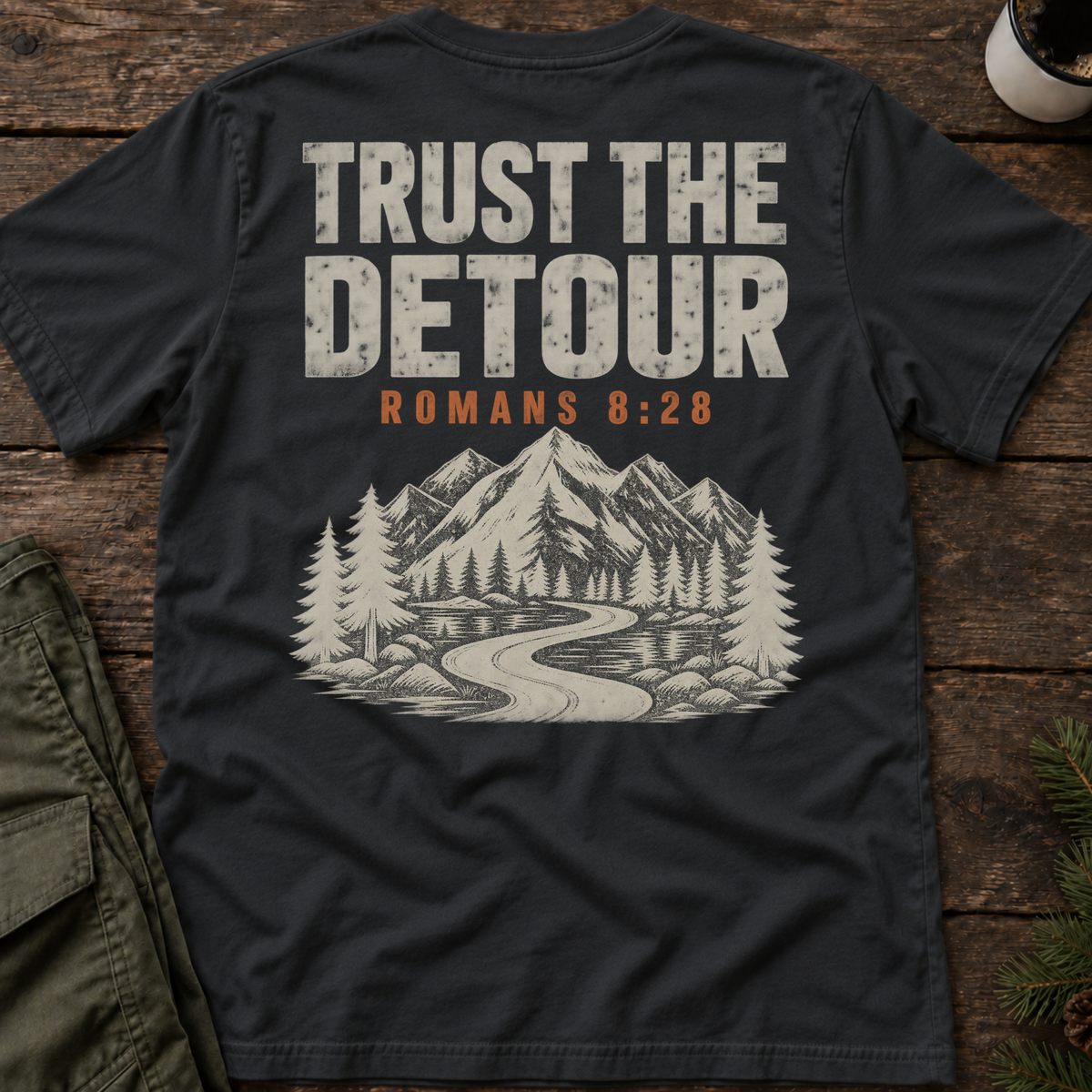 Trust the Detour (back print) T-Shirt