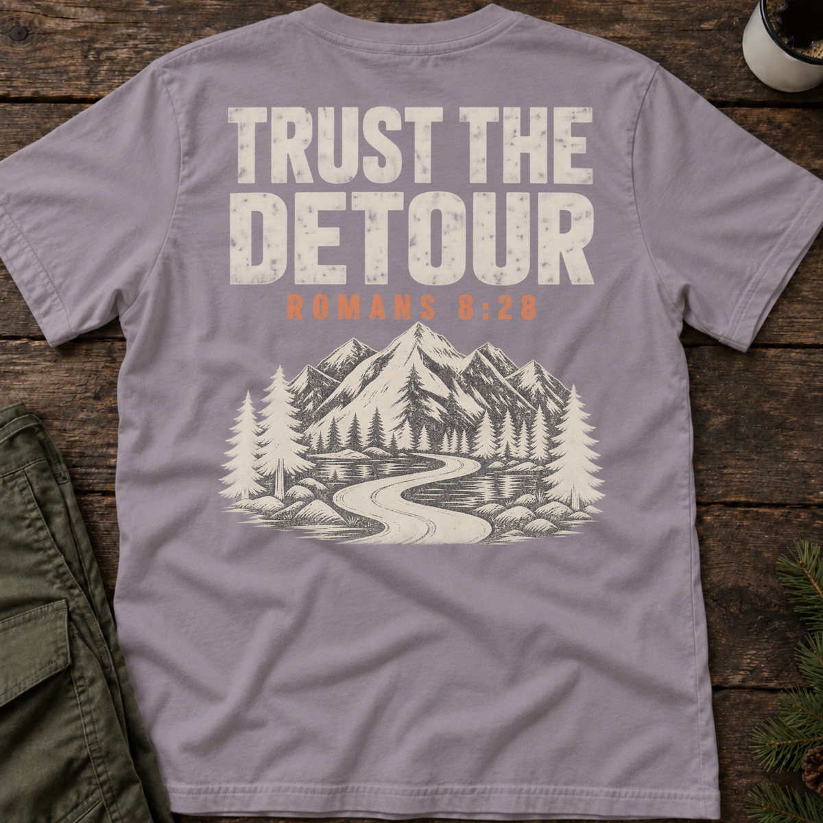 Trust the Detour (back print) T-Shirt