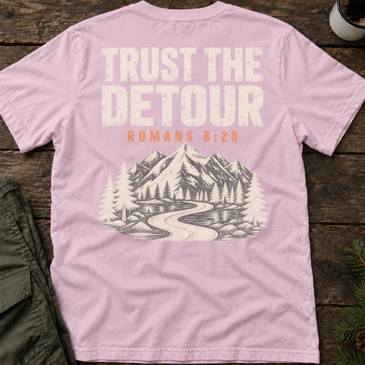 Trust the Detour (back print) T-Shirt