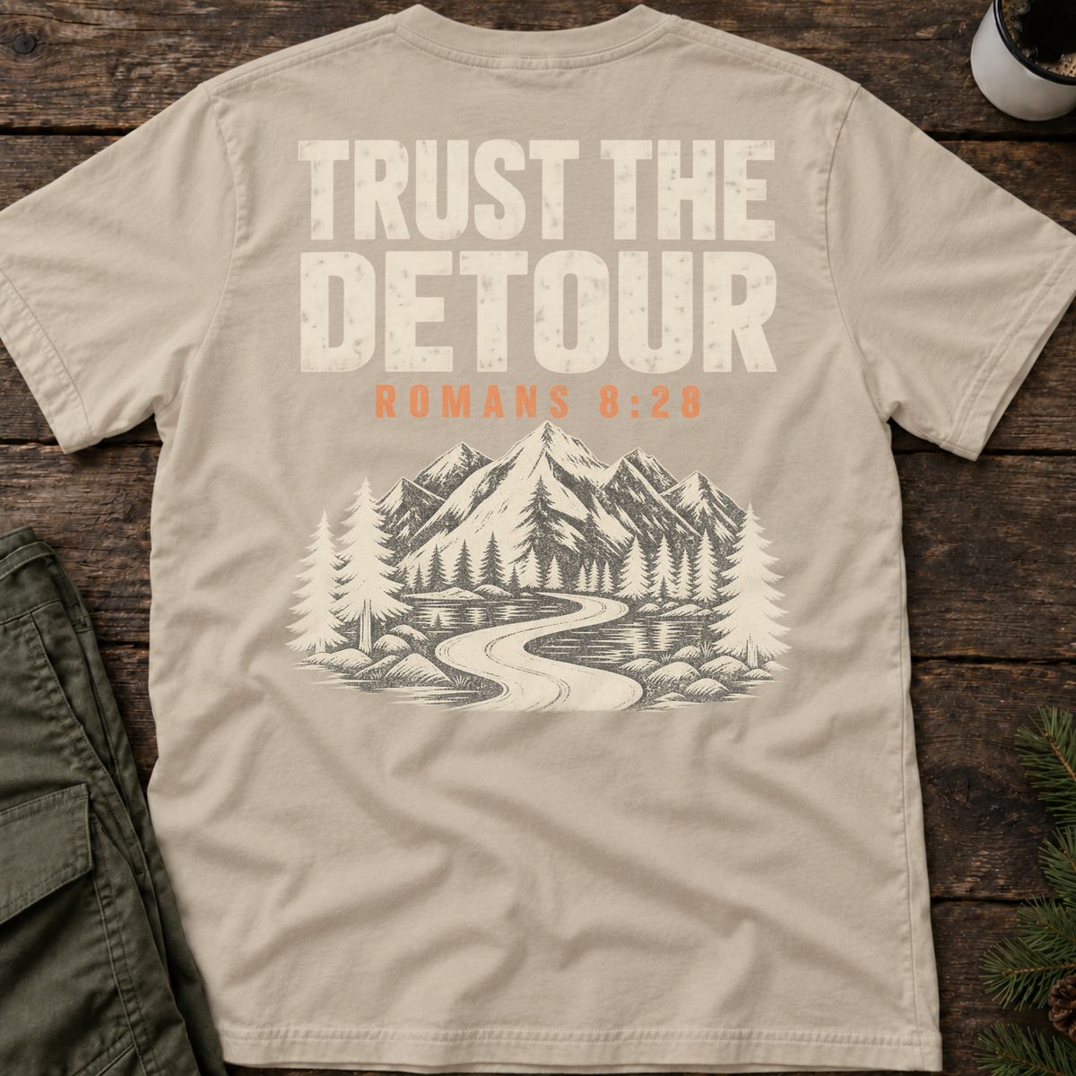 Trust the Detour (back print) T-Shirt