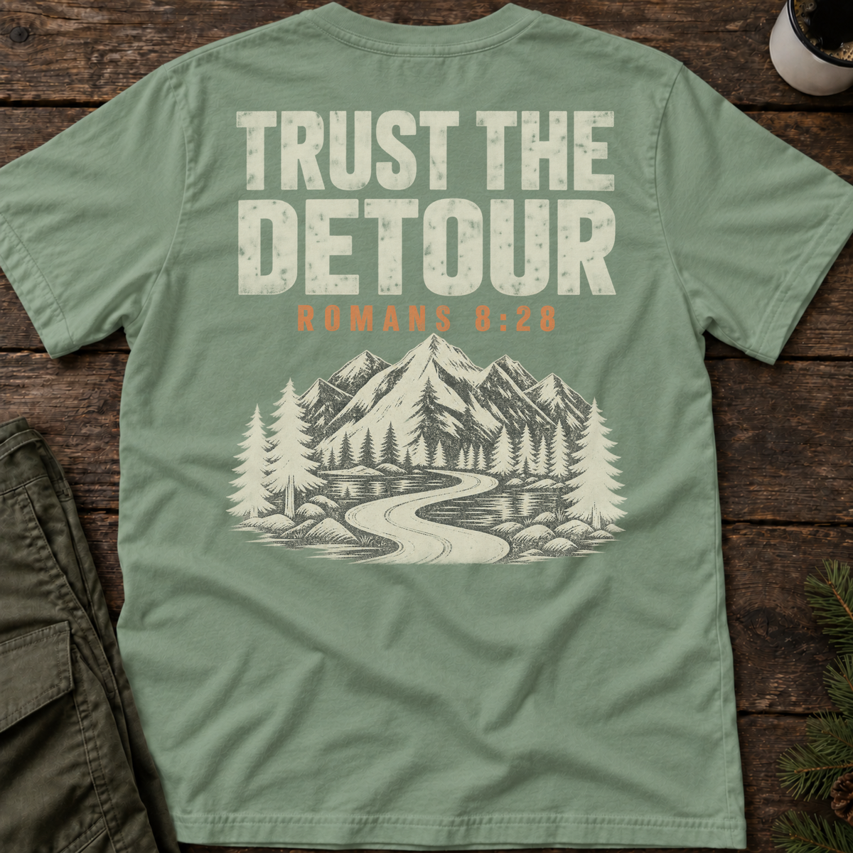 Trust the Detour (back print) T-Shirt
