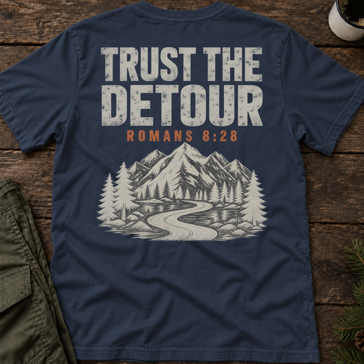 Trust the Detour (back print) T-Shirt