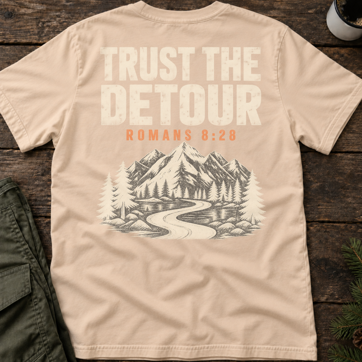 Trust the Detour (back print) T-Shirt