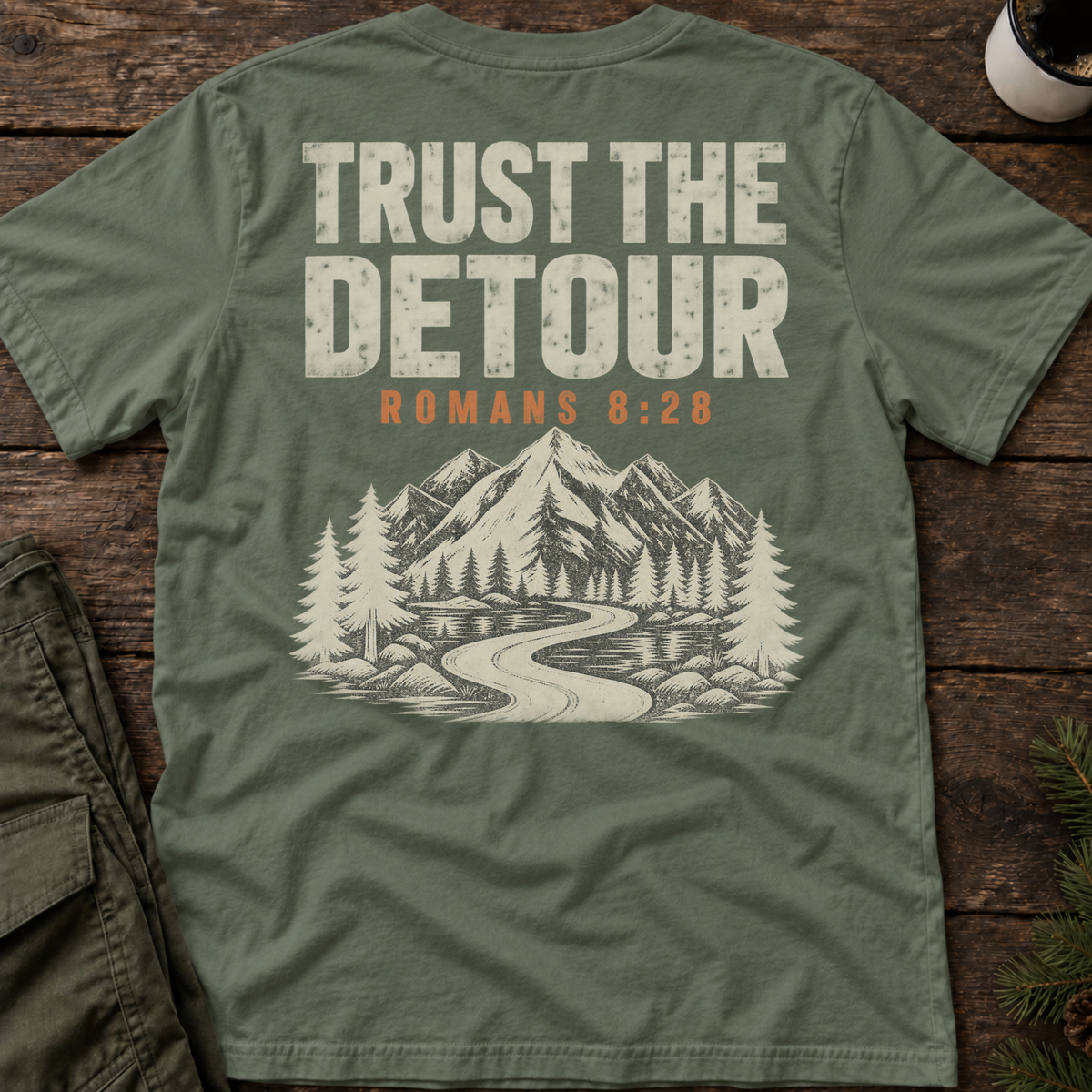 Trust the Detour (back print) T-Shirt