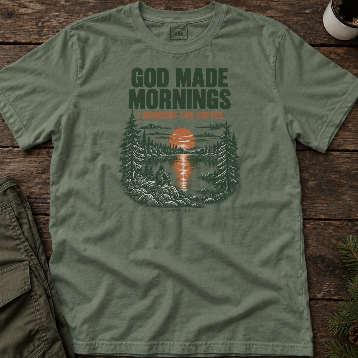 God Made Mornings T-Shirt