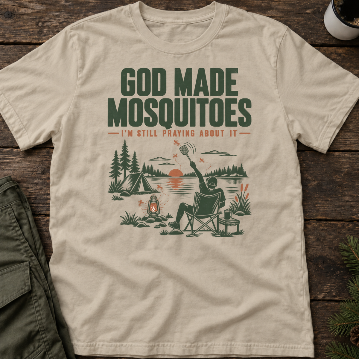 God Made Mosquitoes T-Shirt