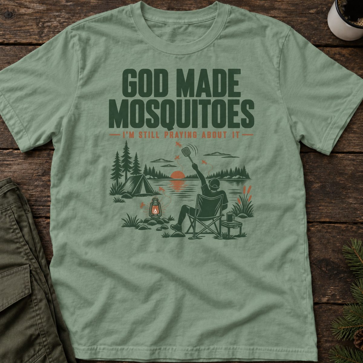 God Made Mosquitoes T-Shirt