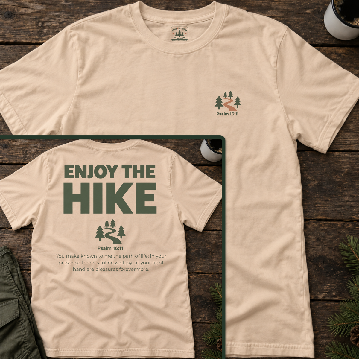 Enjoy the Hike (back print) T-Shirt