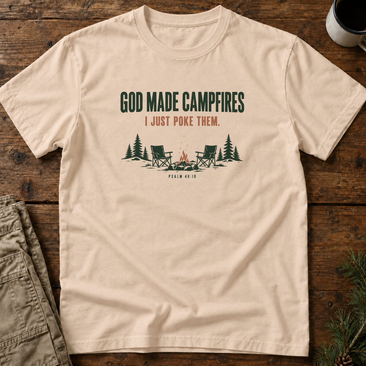 God Made Campfires T-Shirt