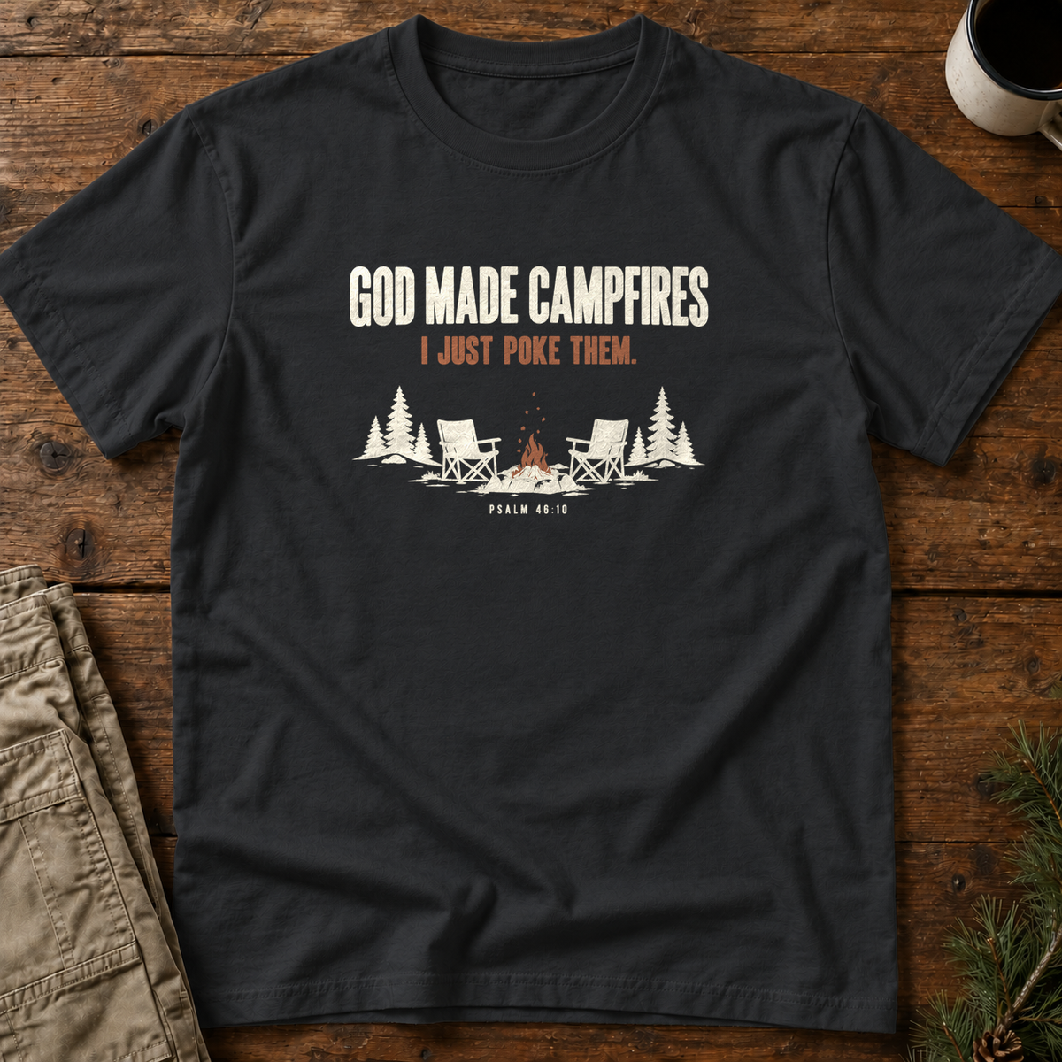 God Made Campfires T-Shirt