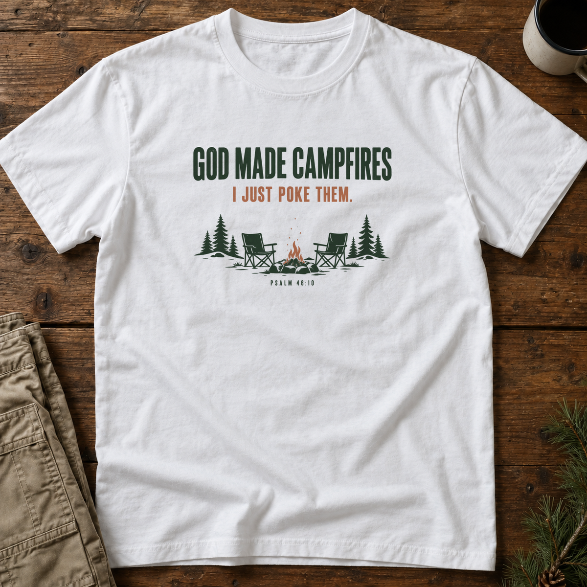 God Made Campfires T-Shirt