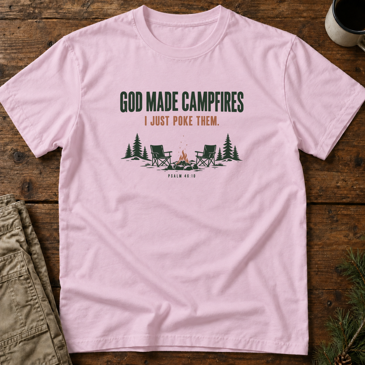 God Made Campfires T-Shirt
