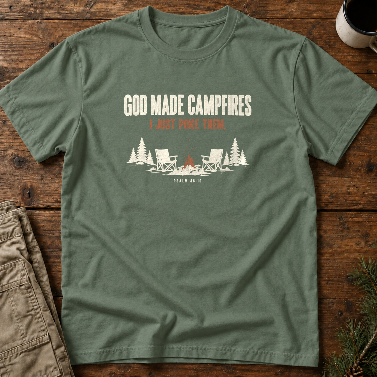 God Made Campfires T-Shirt