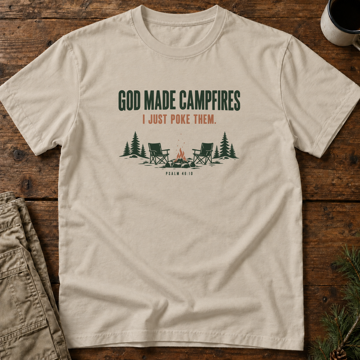 God Made Campfires T-Shirt
