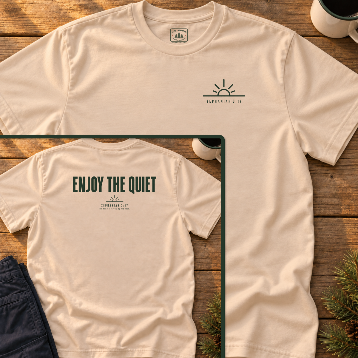 Enjoy the Quiet (back print) T-Shirt