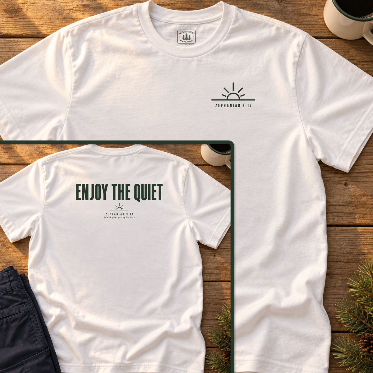 Enjoy the Quiet (back print) T-Shirt