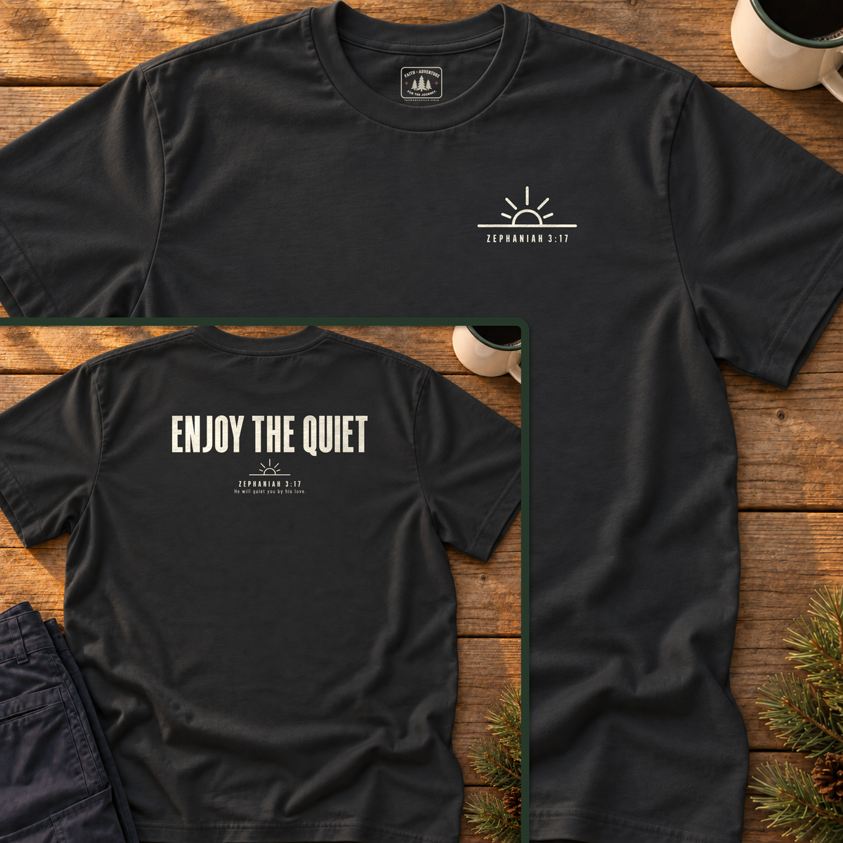Enjoy the Quiet (back print) T-Shirt