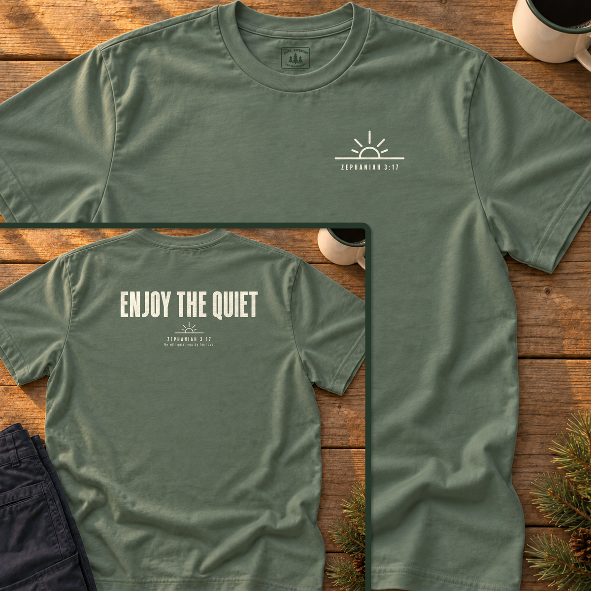 Enjoy the Quiet (back print) T-Shirt