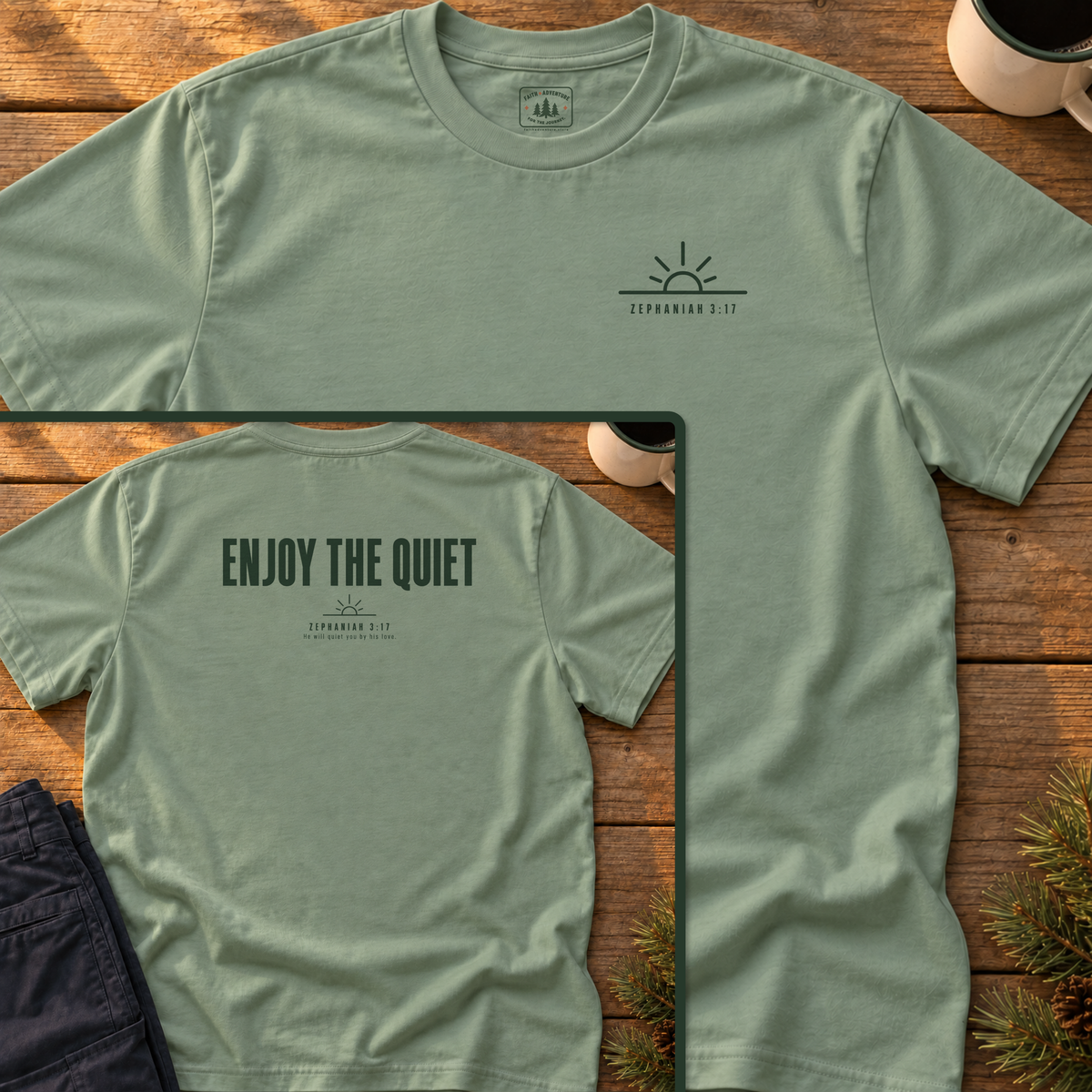 Enjoy the Quiet (back print) T-Shirt