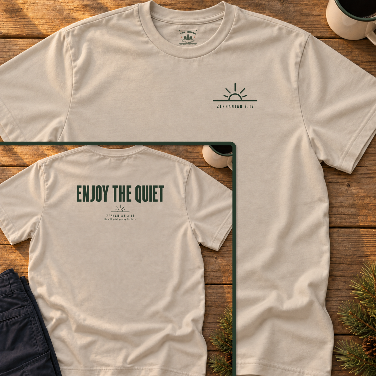 Enjoy the Quiet (back print) T-Shirt