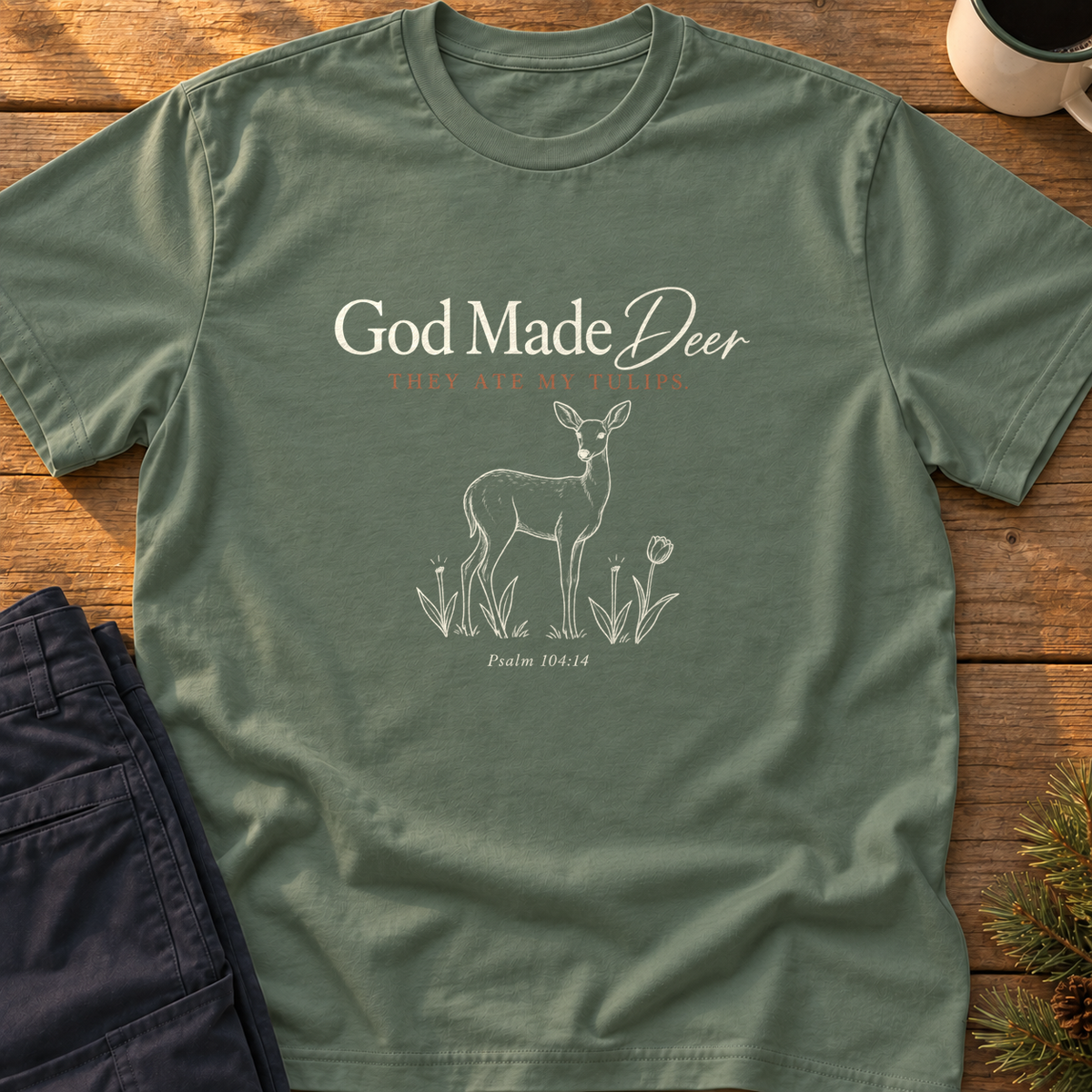 God Made Deer T-Shirt