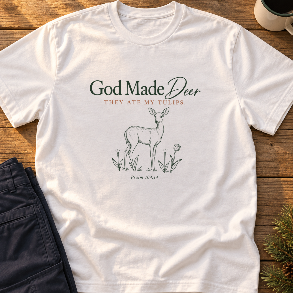 God Made Deer T-Shirt