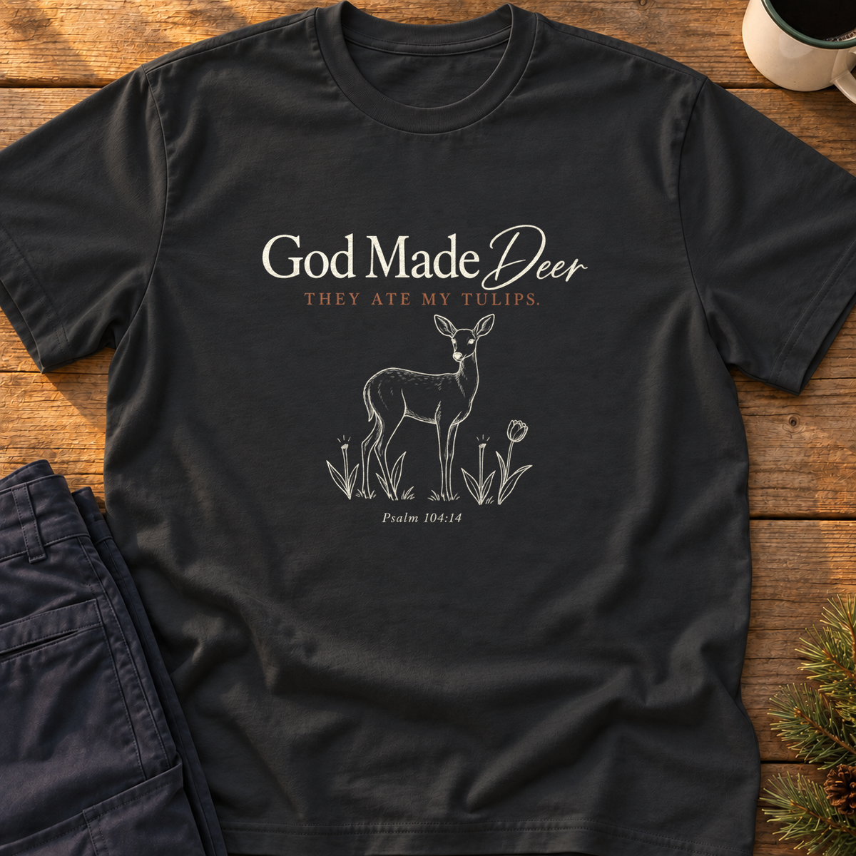 God Made Deer T-Shirt