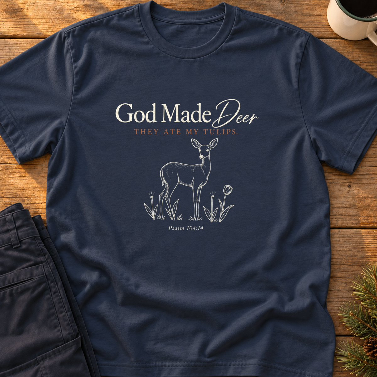 God Made Deer T-Shirt