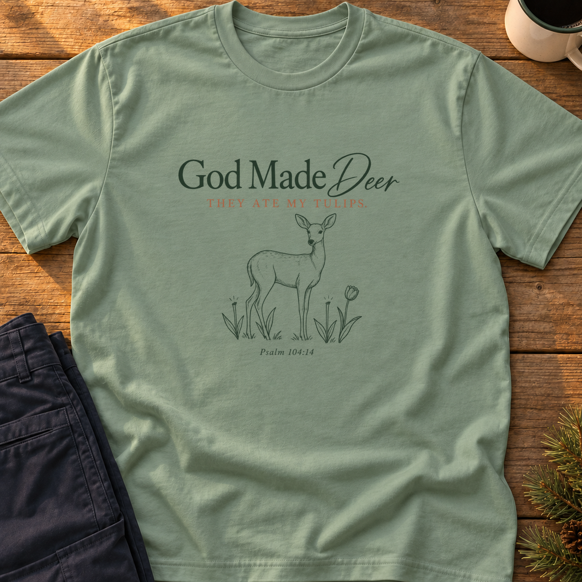 God Made Deer T-Shirt