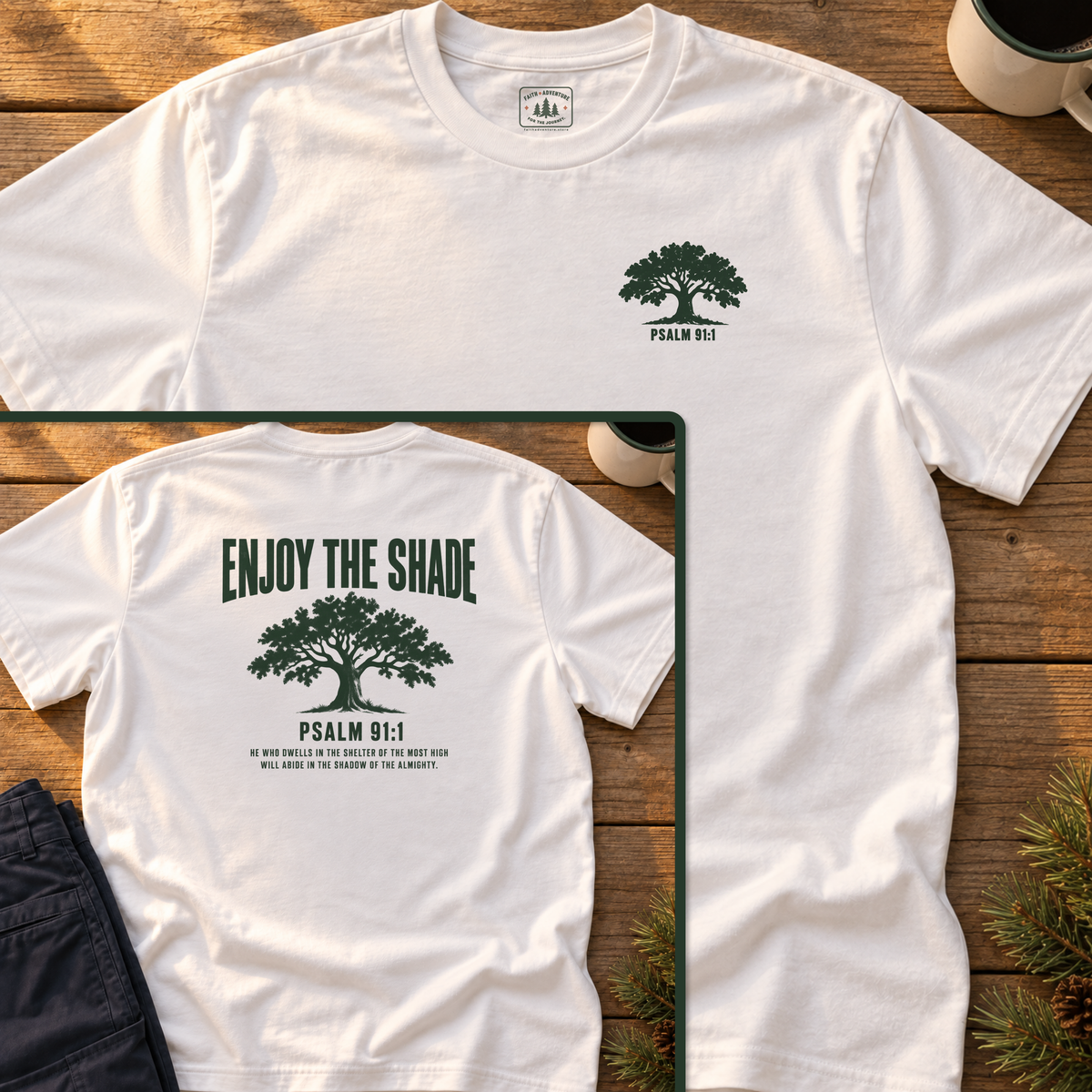 Enjoy the Shade (back print) T-Shirt