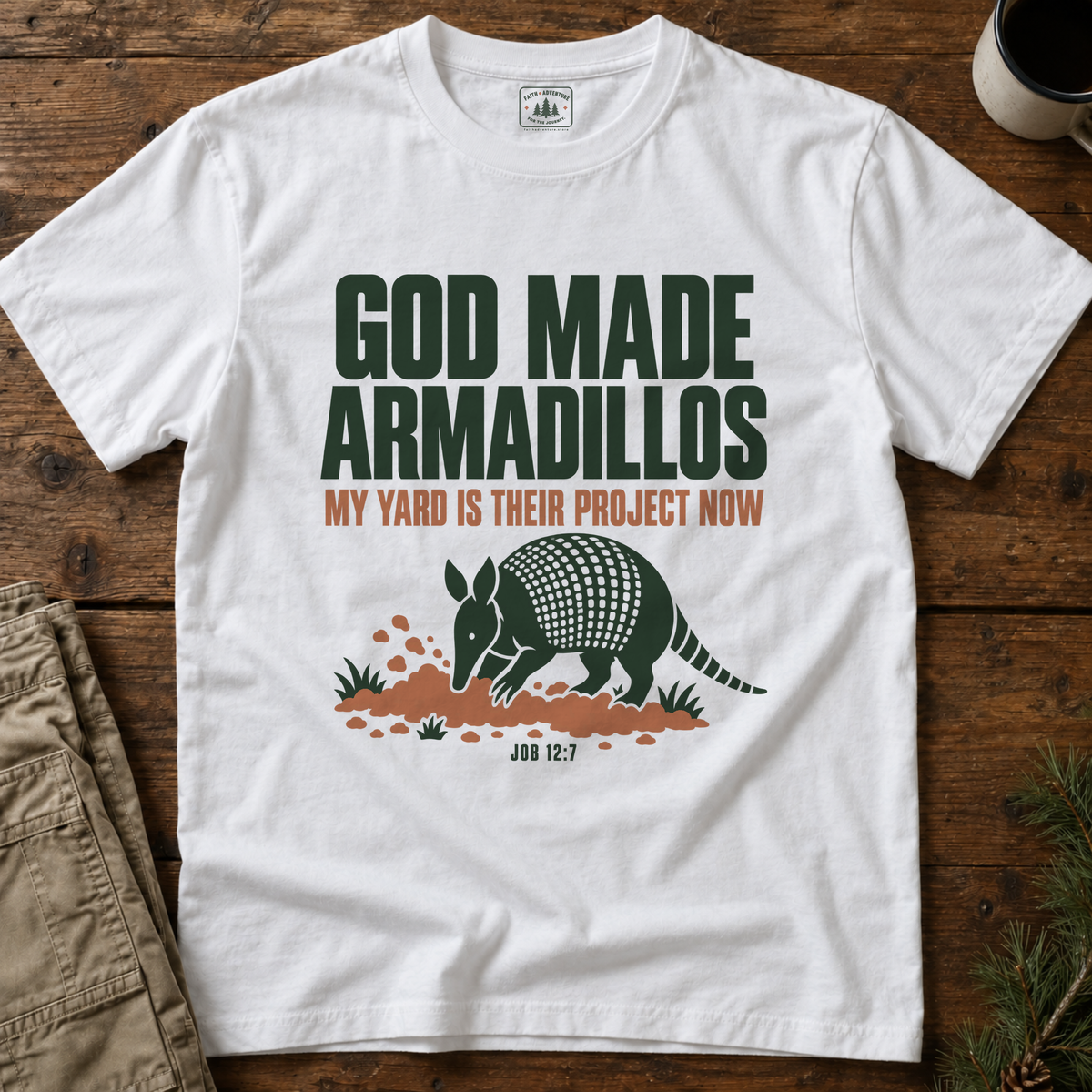 God Made Armadillos T-Shirt