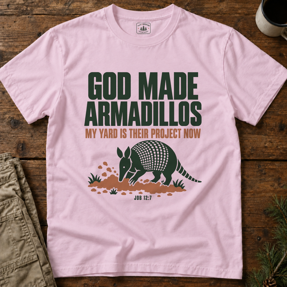 God Made Armadillos T-Shirt