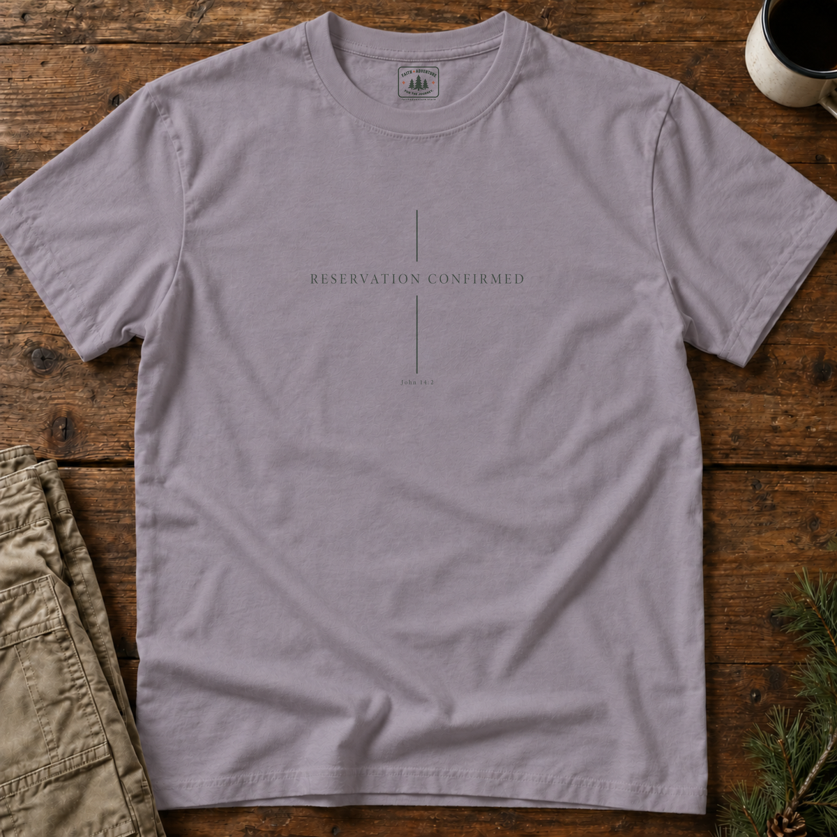 Reservation Confirmed (minimal cross) T-Shirt
