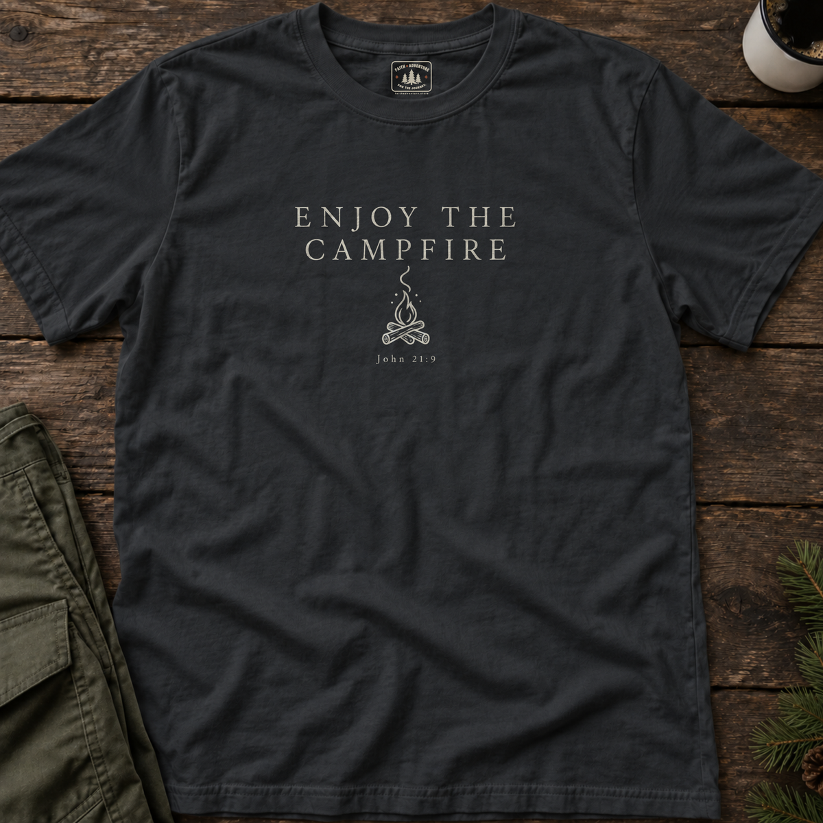 Enjoy the Campfire (minimal mark) T-Shirt