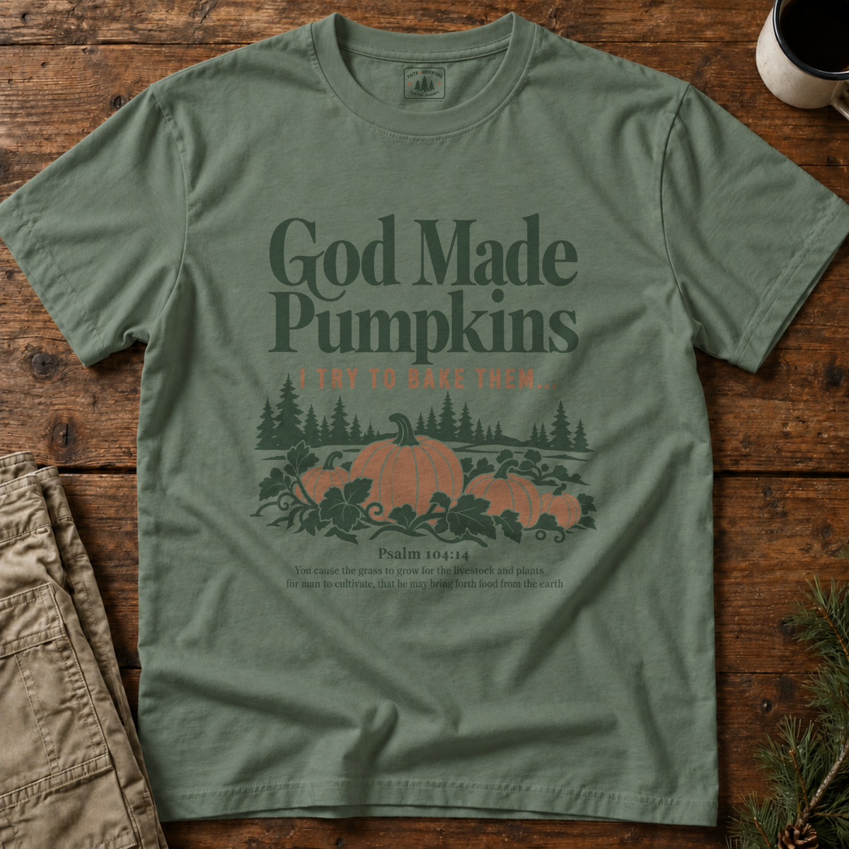 God Made Pumpkins T-Shirt