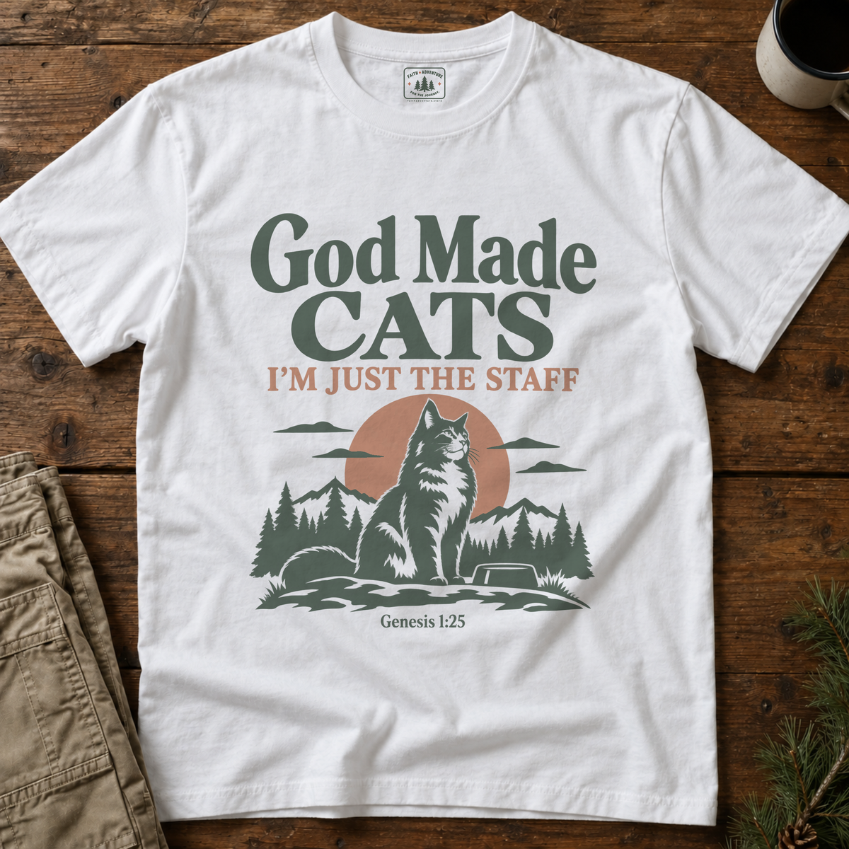 God Made Cats T-Shirt
