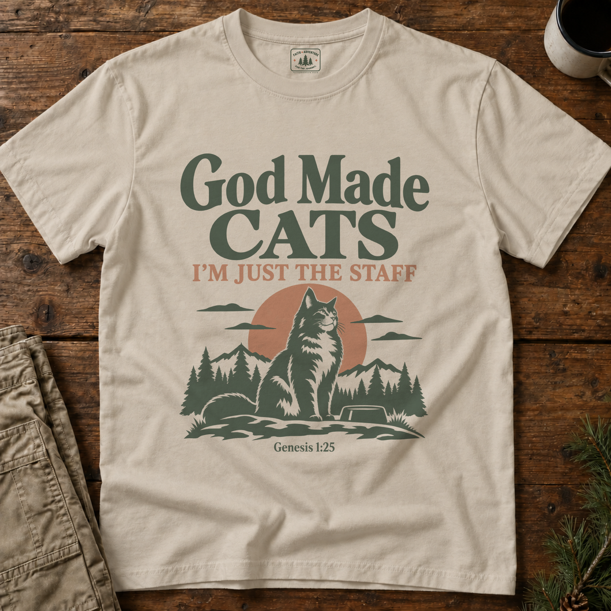 God Made Cats T-Shirt