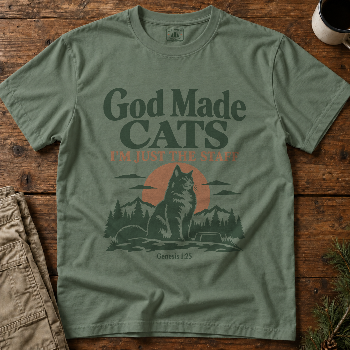 God Made Cats T-Shirt