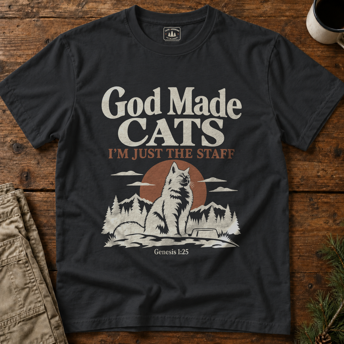 God Made Cats T-Shirt