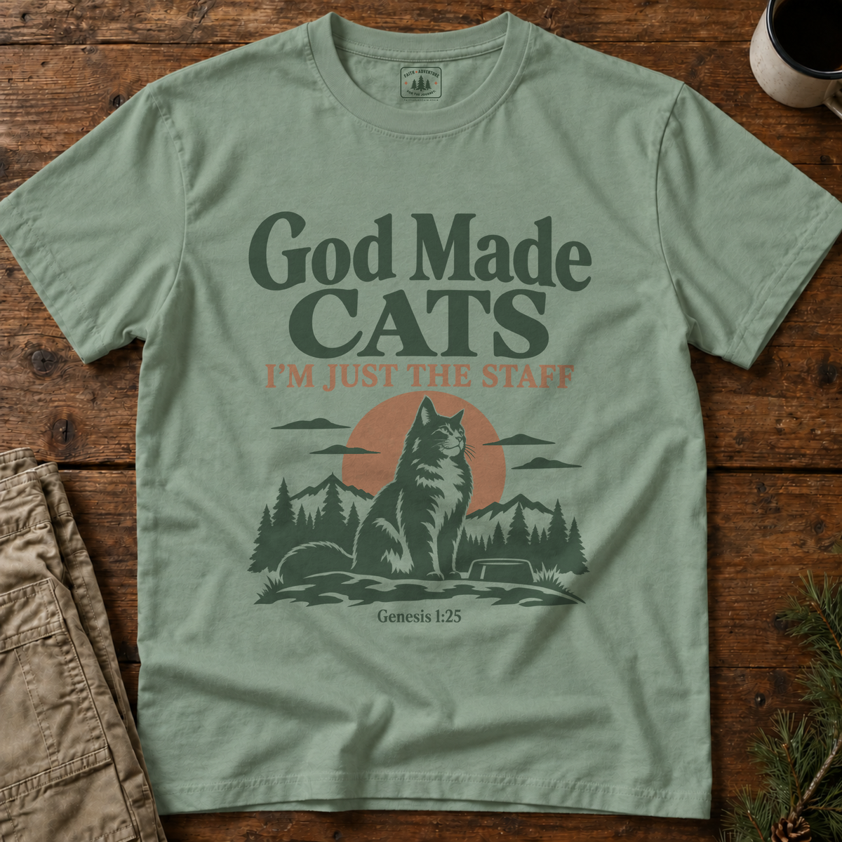 God Made Cats T-Shirt