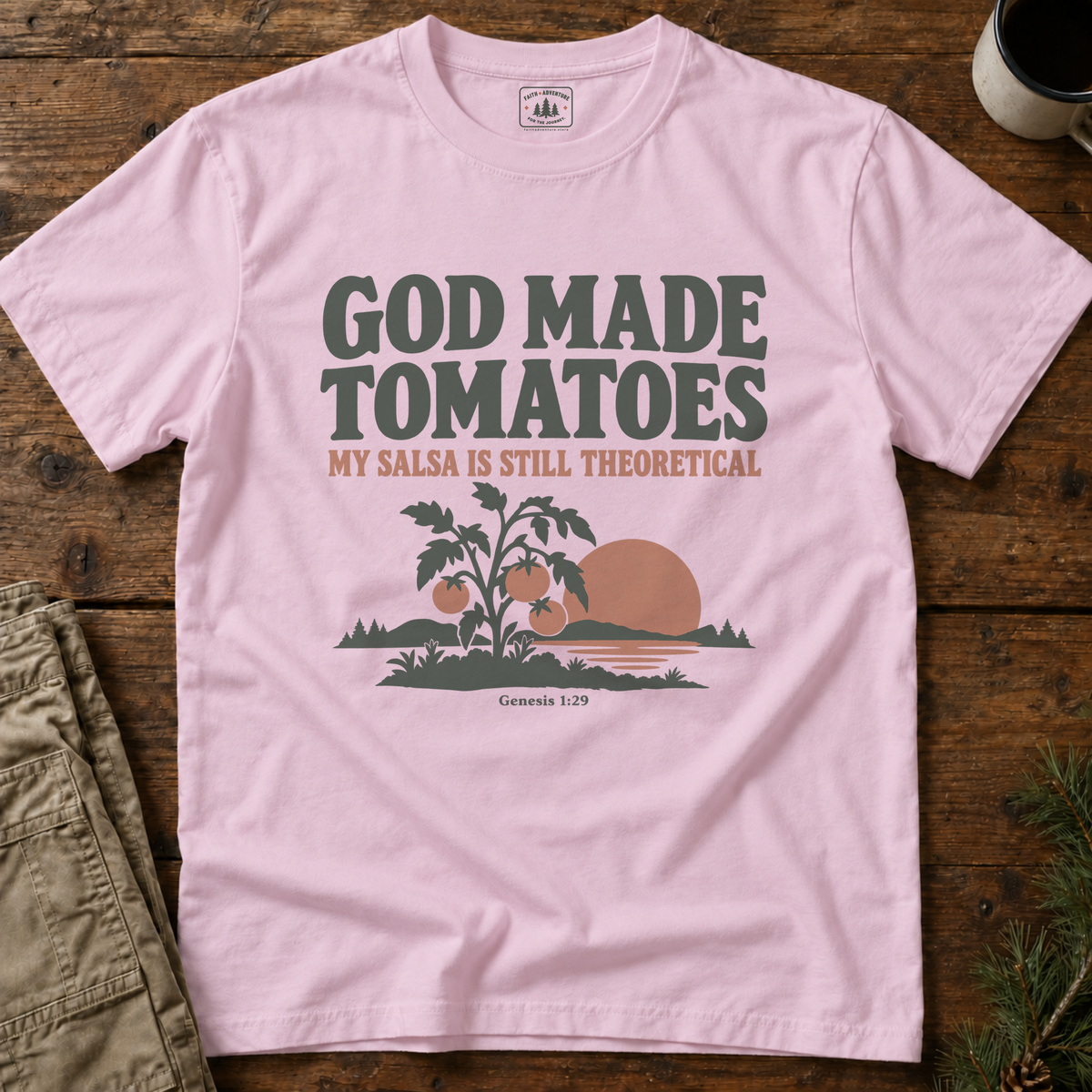 God Made Tomatoes T-Shirt