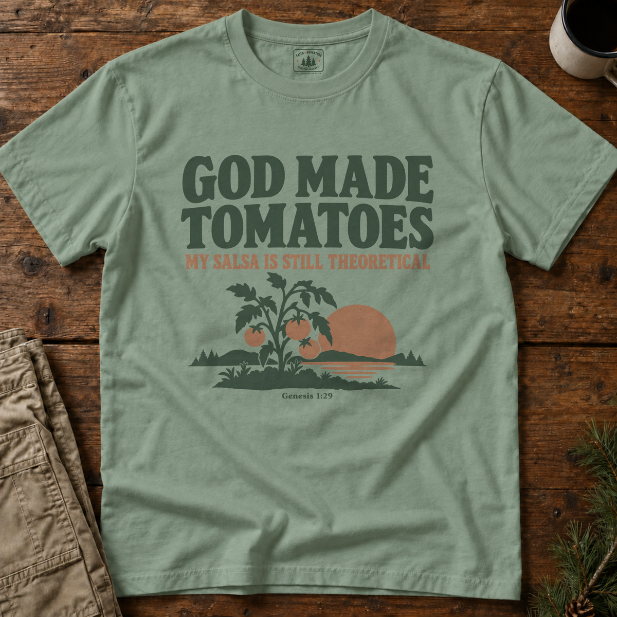 God Made Tomatoes T-Shirt