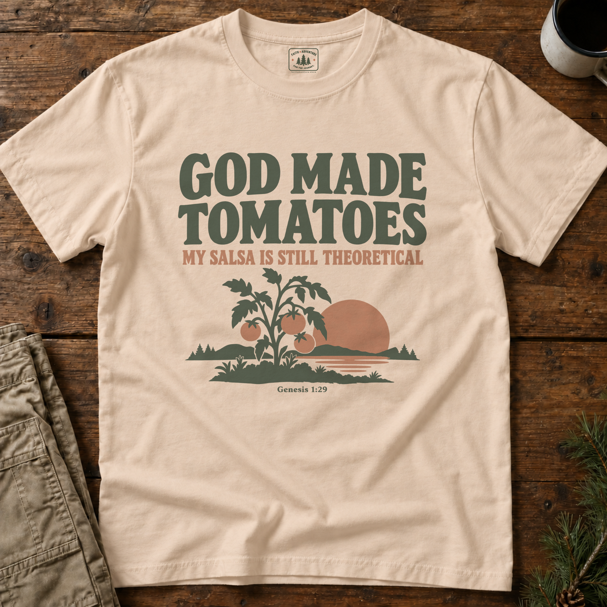 God Made Tomatoes T-Shirt