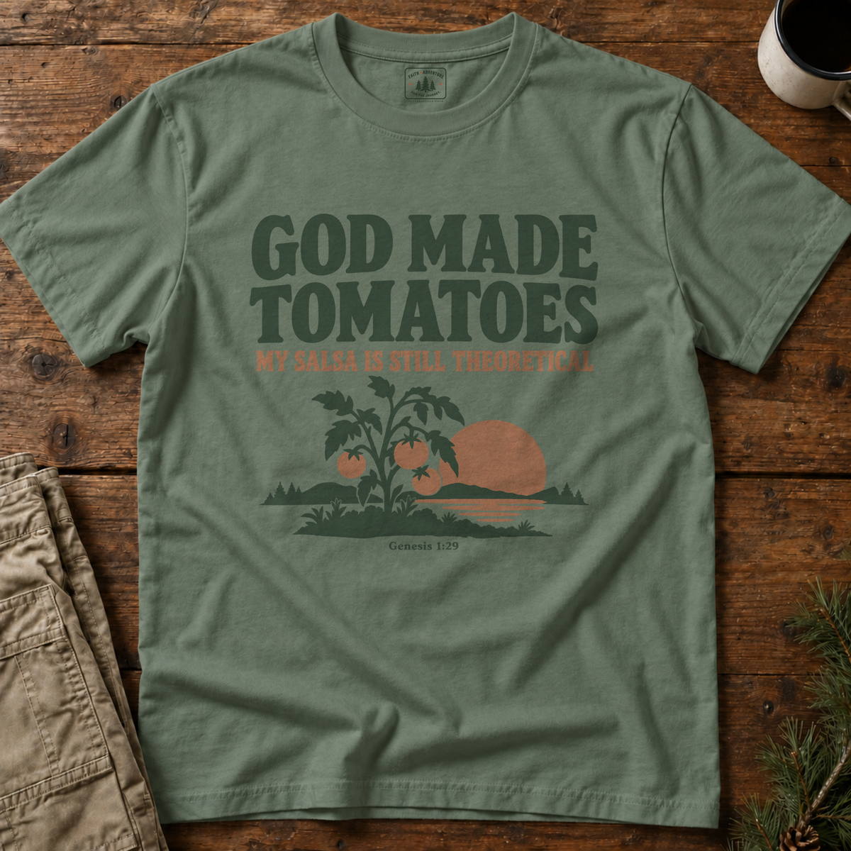 God Made Tomatoes T-Shirt