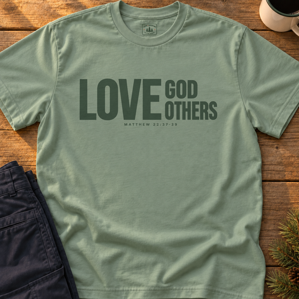 Love God Love Others (love lockup) T-Shirt