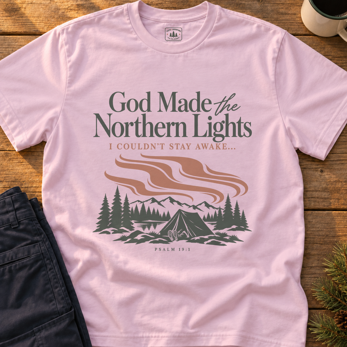 God Made the Northern Lights T-Shirt