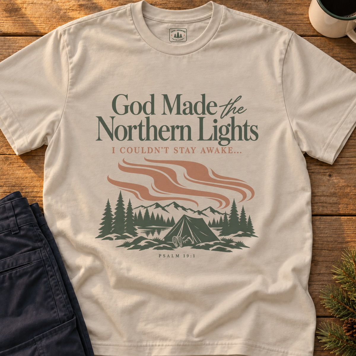 God Made the Northern Lights T-Shirt
